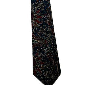 Vintage Christian Dior 100% Silk Paisley Tie